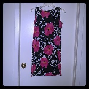Kim Rogers floral dress.